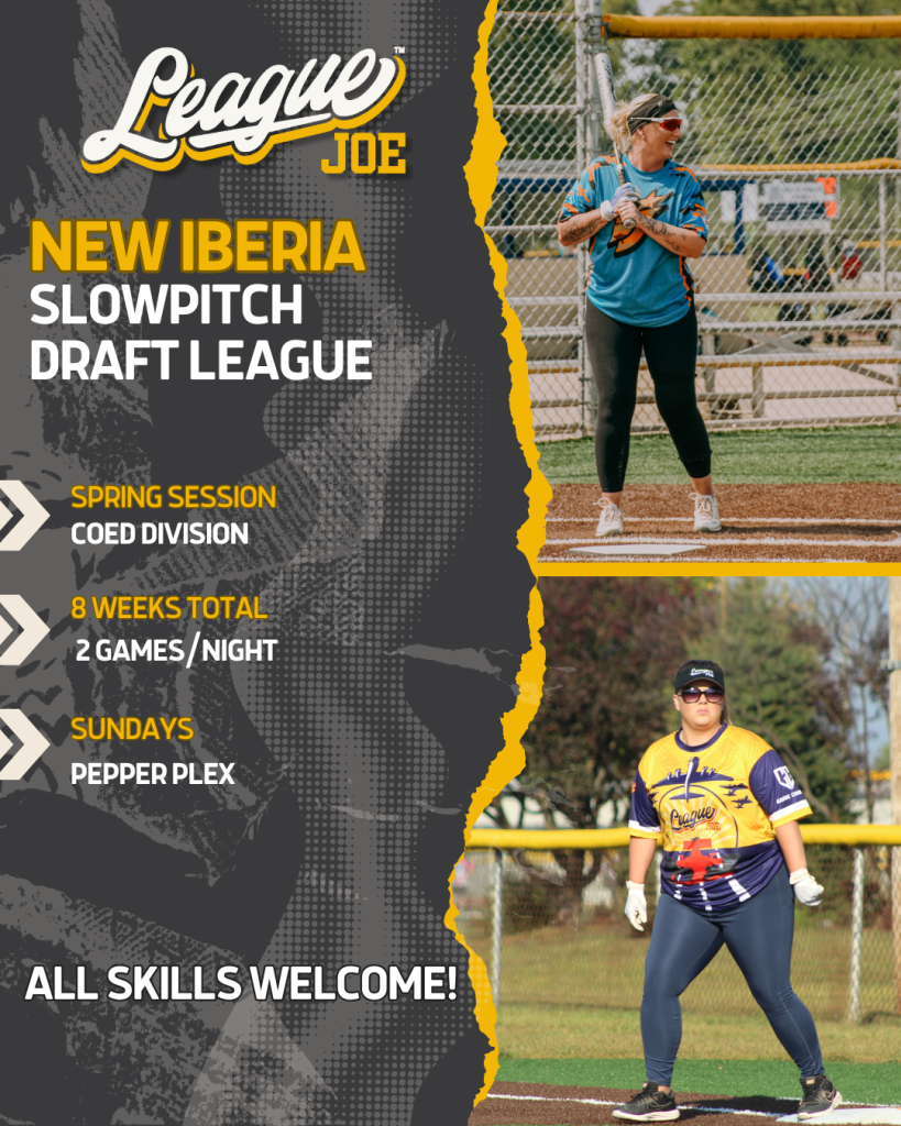 New Iberia Slowpitch Draft League Logo